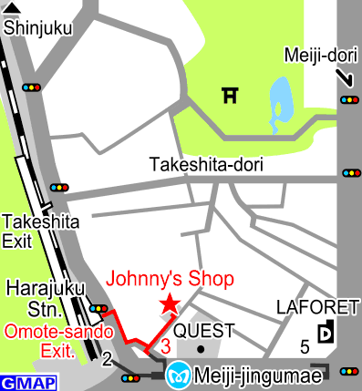 Johnny's shop harajuku
